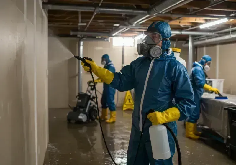 Basement Sanitization and Antimicrobial Treatment process in Barview, OR